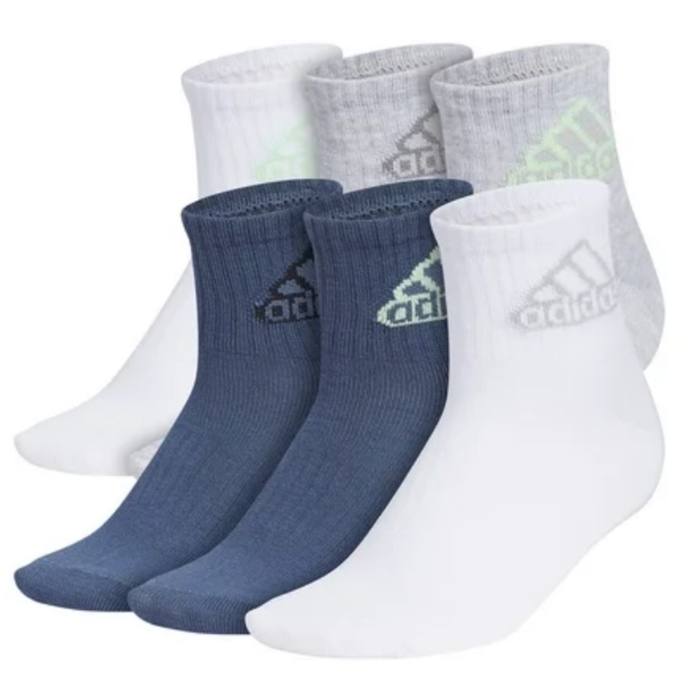 adidas Boys Youth Superlite Classic Quarter Socks